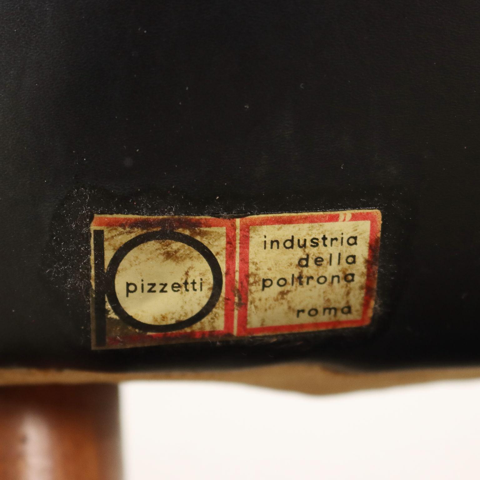 Paar Sesselschaum-Sessel, Italien 1950er-1960er Jahre im Angebot 3