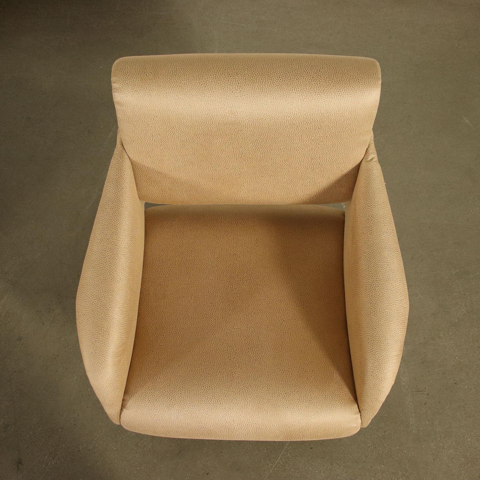 Paar Sessel aus Schaumstoffleder, Italien, 1950er- und 1960er-Jahre im Angebot 2