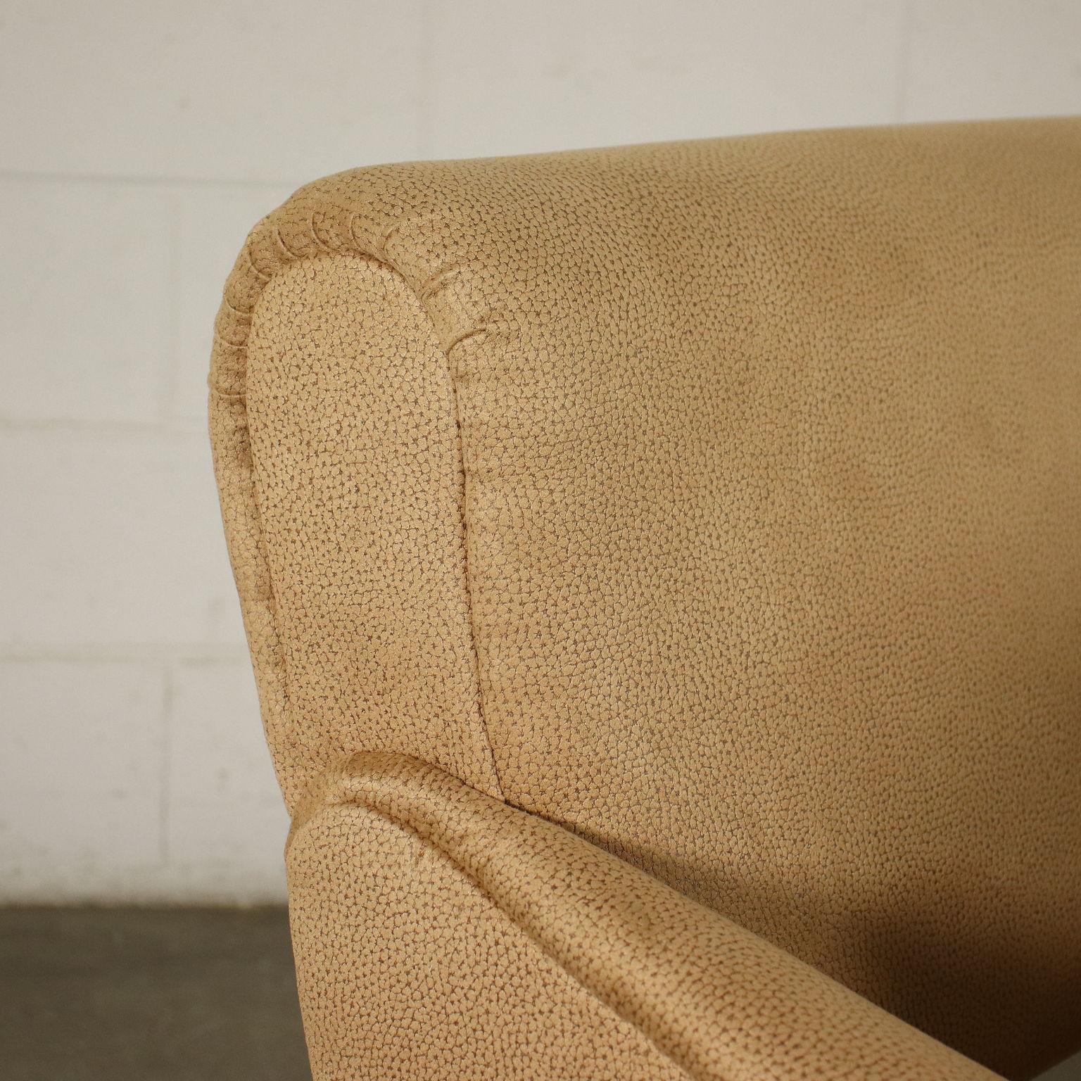 Italian Pair of Armchairs Foam Leatherette, Italy, 1950s 1960s For Sale