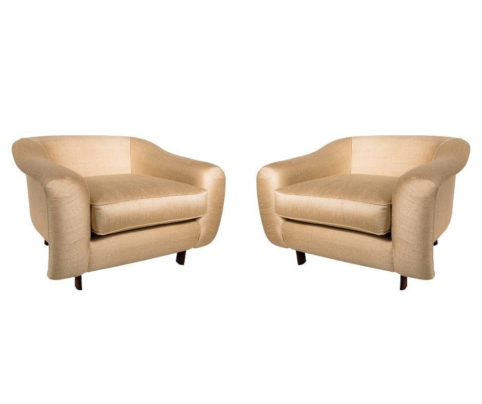 Metà XX secolo Coppia di poltrone in vendita