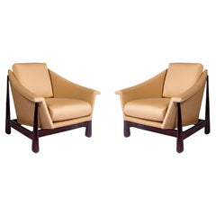Pair of Armchairs by Moveis Fatima, Mid-Century Modern Brazilian, 1960s