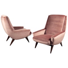 Fabric Bergere Chairs