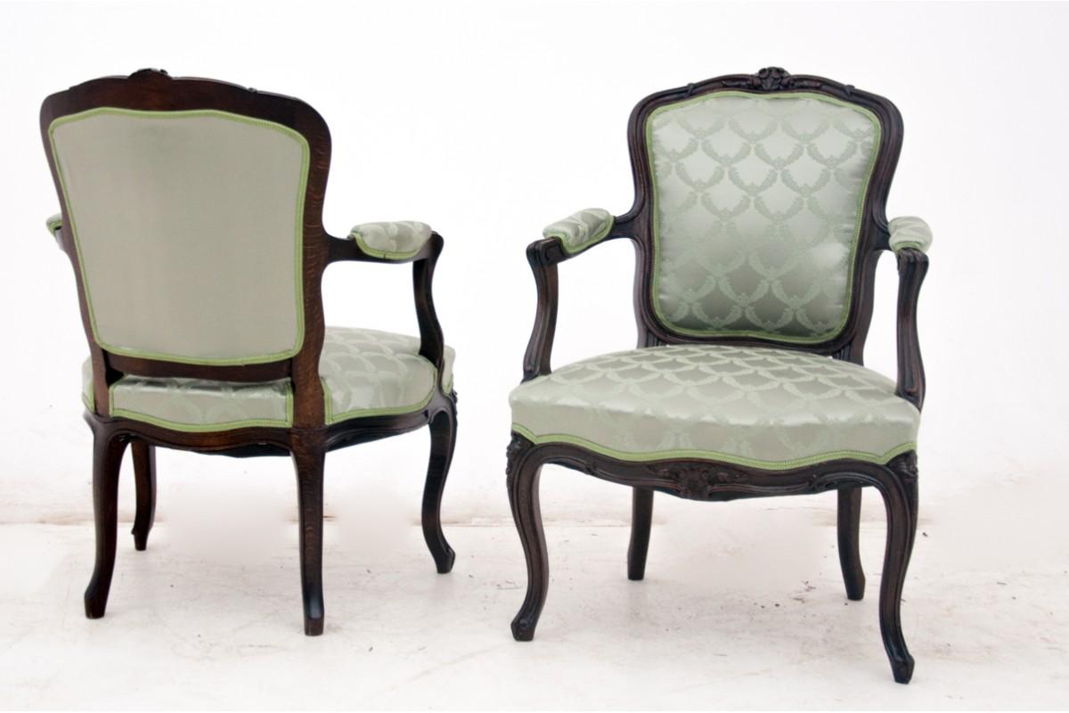 Pair of armchairs, France, circa 1870. For Sale 1