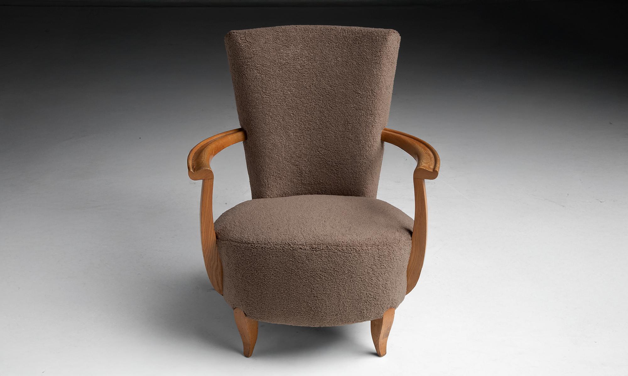 Paar Sessel, Frankreich um 1940 (Art déco) im Angebot