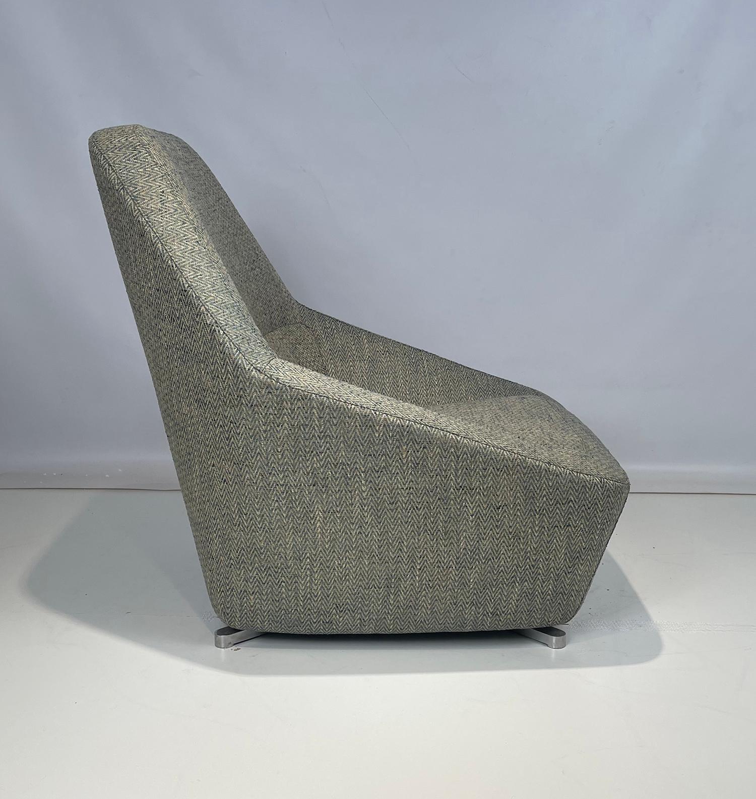 Modern Pair of armchairs, François Bauchet 1990's