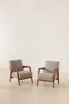 Pair of Armchairs from Hotel Nacional in Brasilia, c. 1960, Midcentury Brazilian