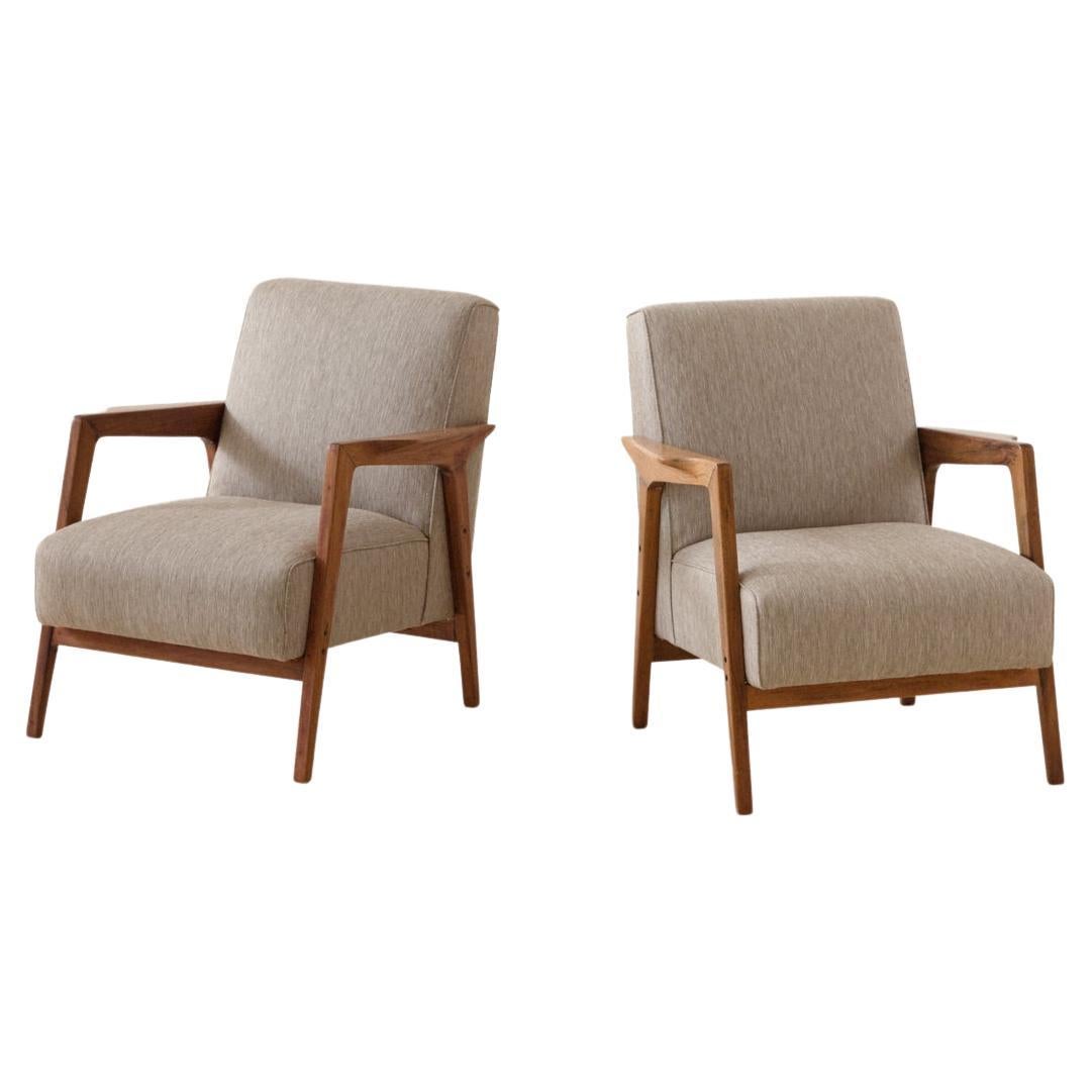 Pair of Armchairs from Hotel Nacional in Brasilia, c. 1960, Midcentury Brazilian