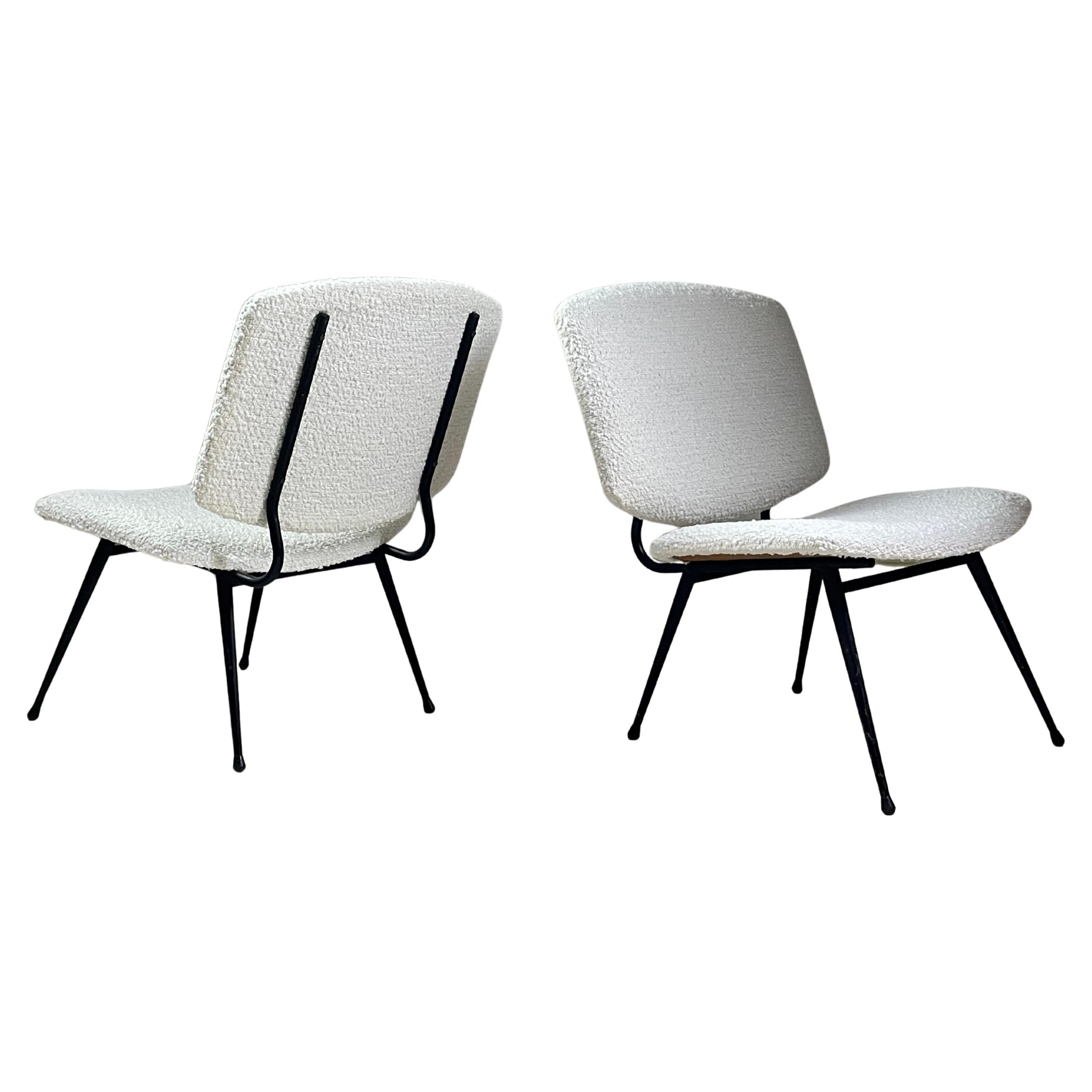 Paire de fauteuils des années 1950, France
