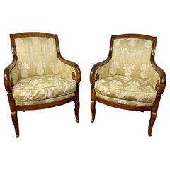 Pair of Armchairs from the Louis-Philippe Period Beginning of the 19th Century