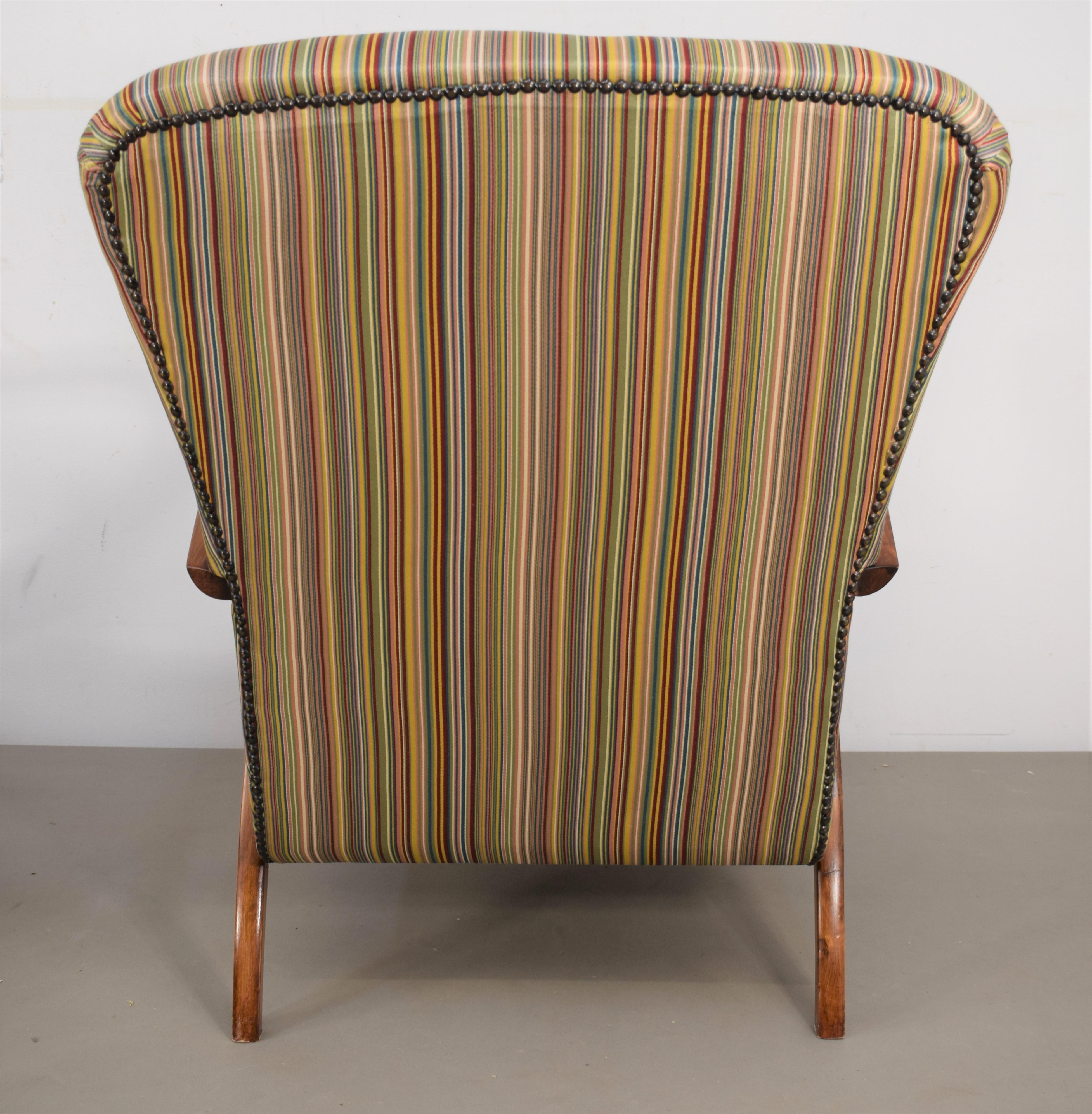 Mid-20th Century Pair of Armchairs, Guglielmo Ulrich Style, 1950s