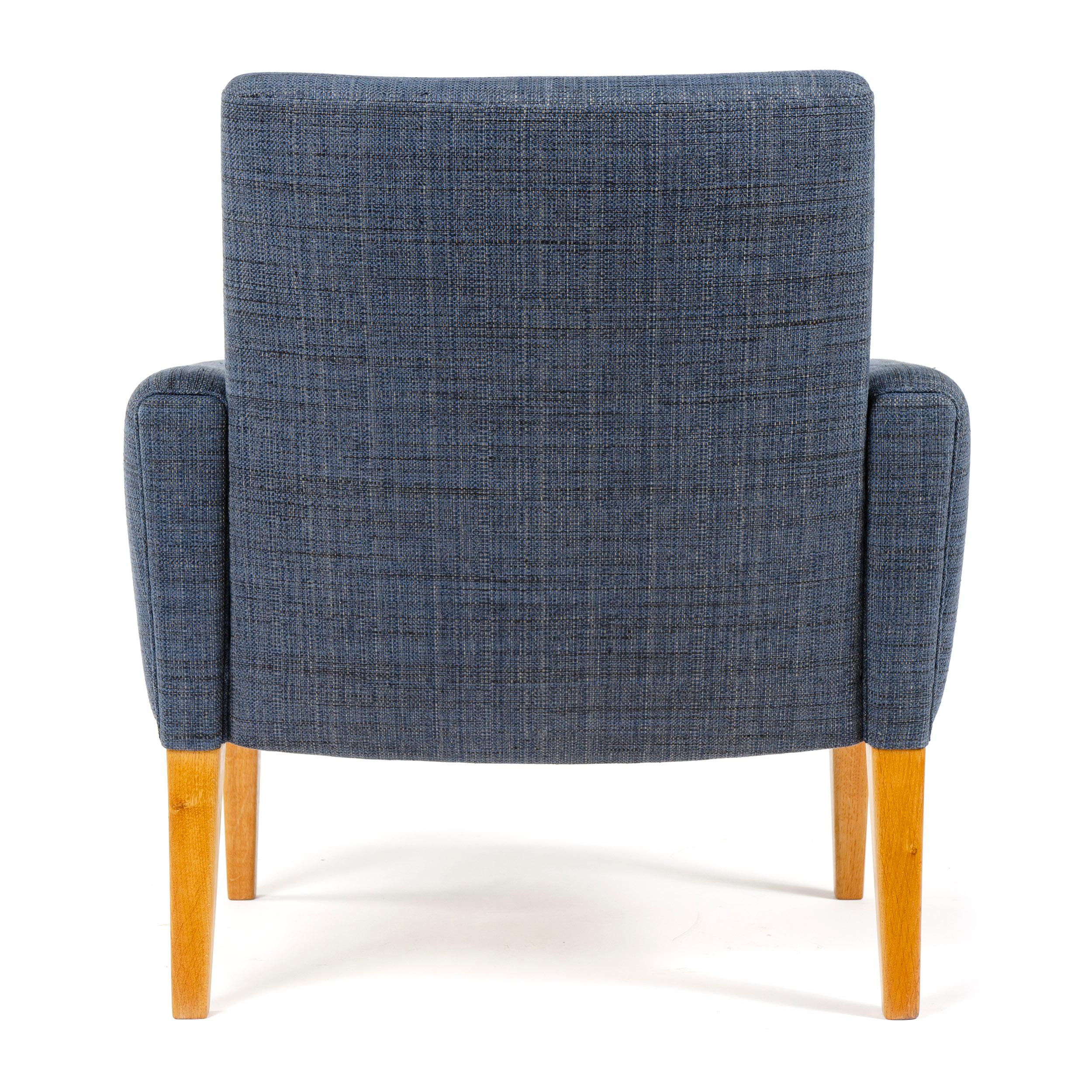 Dänisches Sesselpaar aus den 1950er Jahren Hans Wegner für A.P. Stolen (Baumwolle) im Angebot