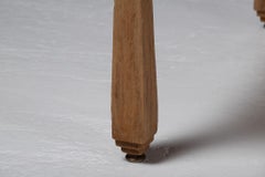 Paar Sessel aus geschnitzter Eiche und Binsen, Frankreich, 1950er Jahre