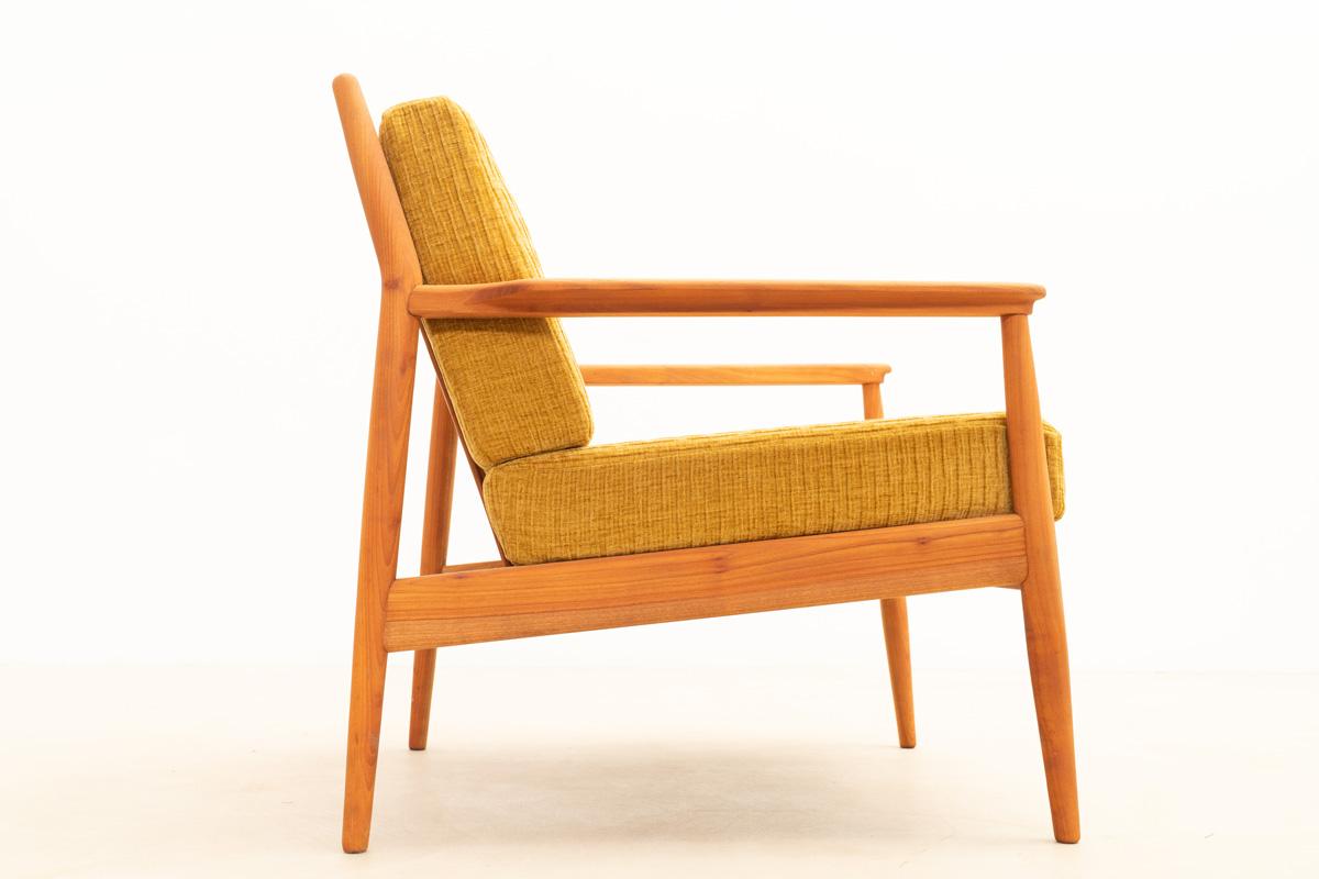 Coppia di poltrone in teak In condizioni buone in vendita a Brussels, BE