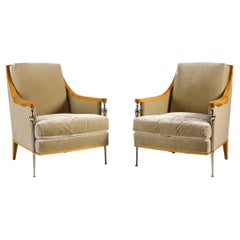 Pair of Armchairs in the Manner of Andre Arbus, France, 1940s