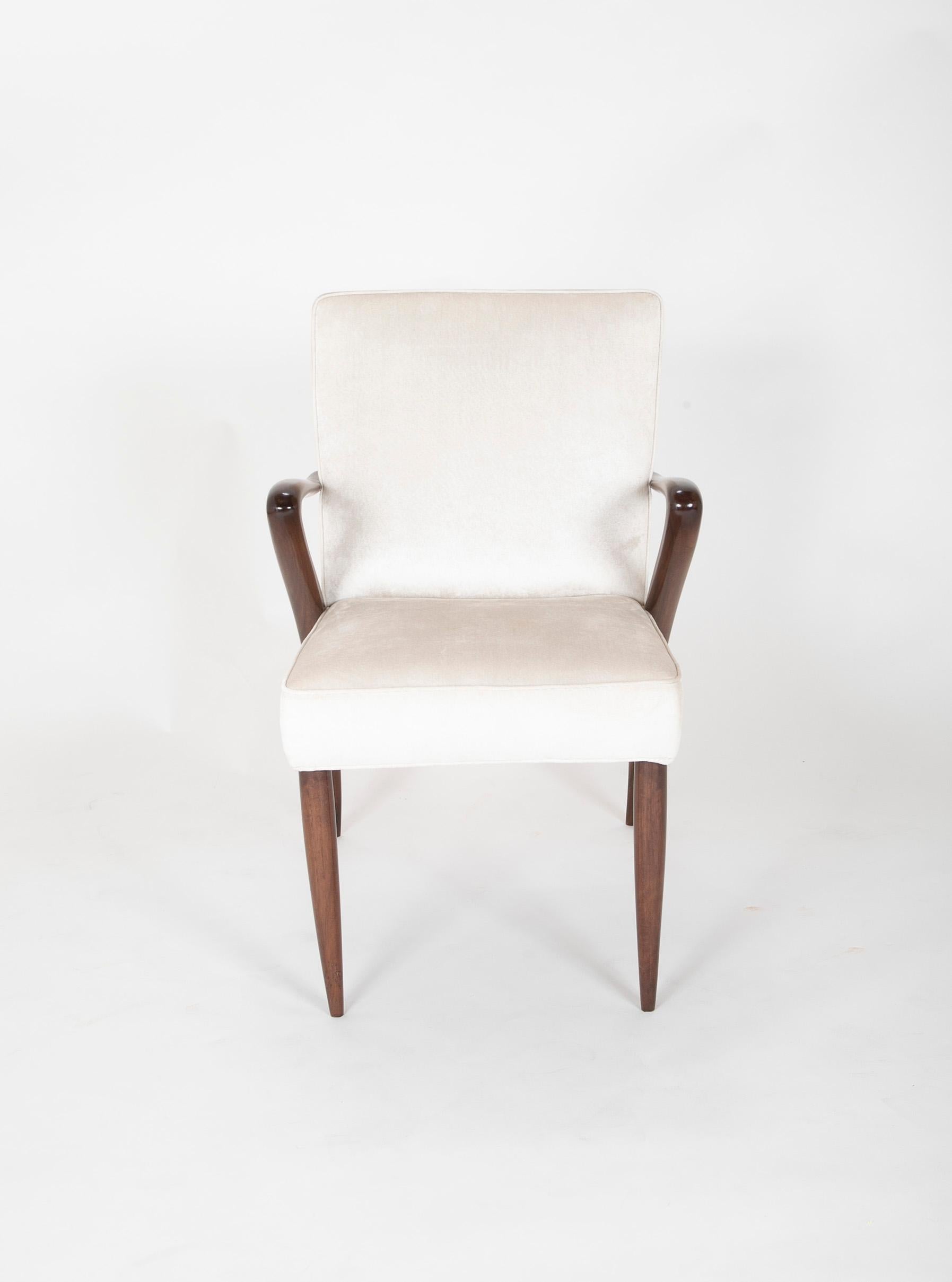 20th Century Pair of Armchairs in the Manner of Osvaldo Borsani For Sale