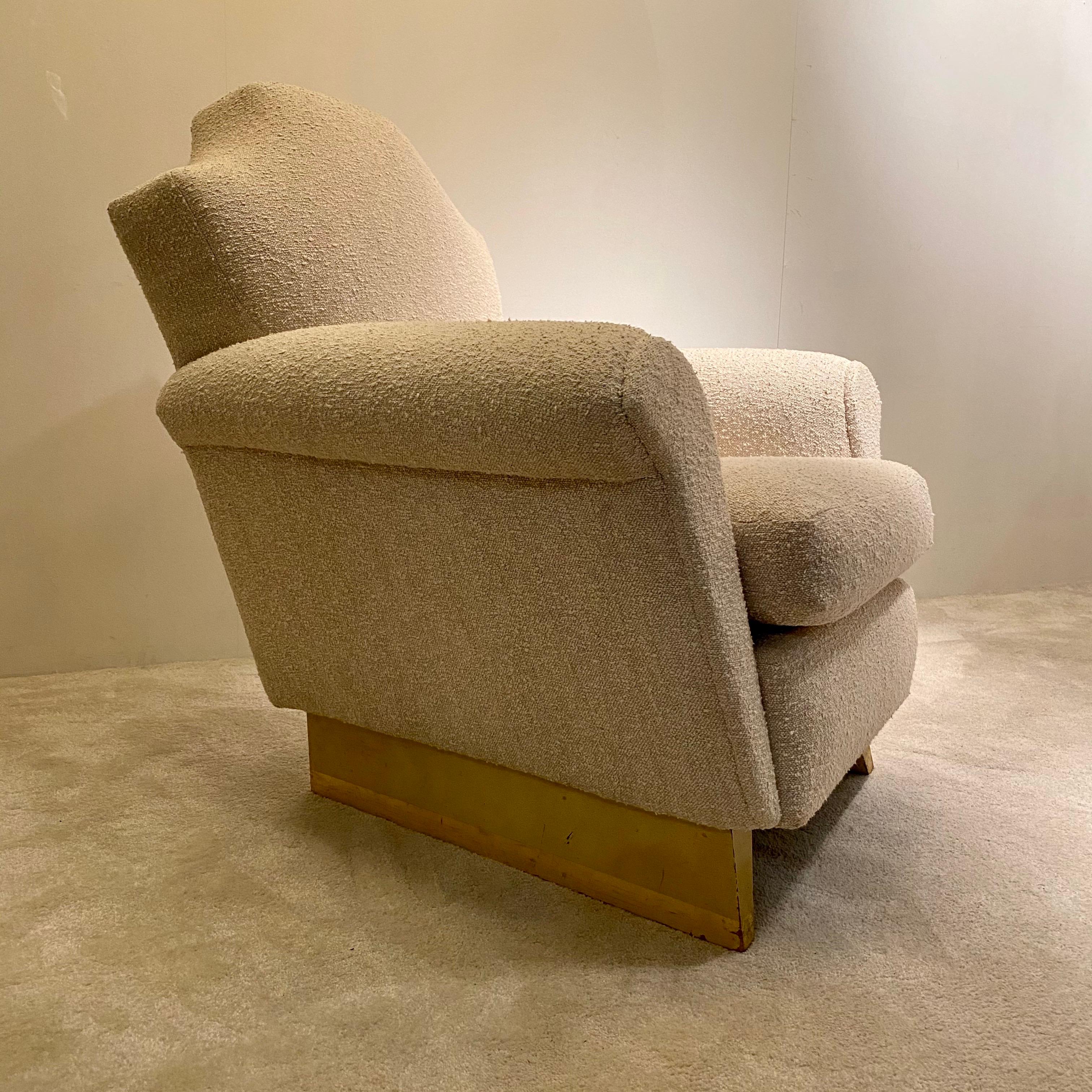 Milieu du XXe siècle Paire de fauteuils dans le style d'Andr Arbus, France, années 1940 en vente
