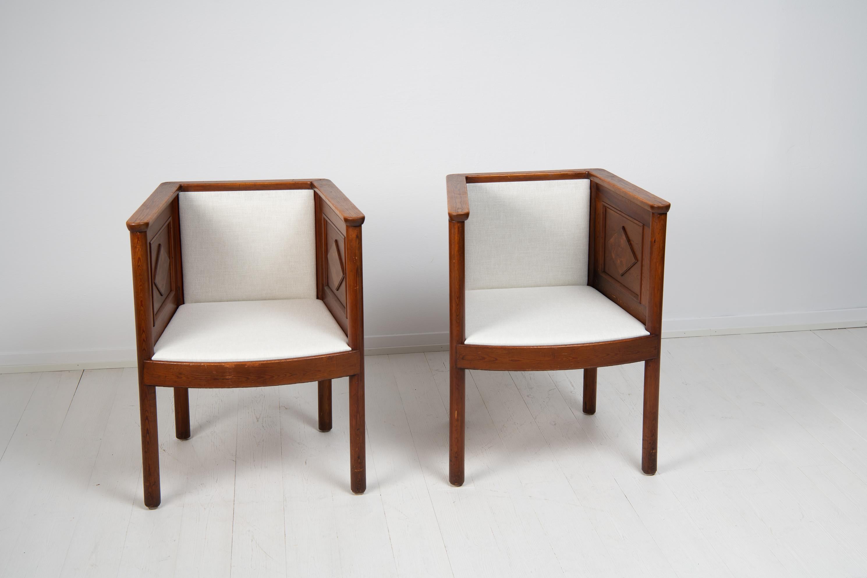 Pair of Armchairs in the Style of Axel Einar Hjorth 3