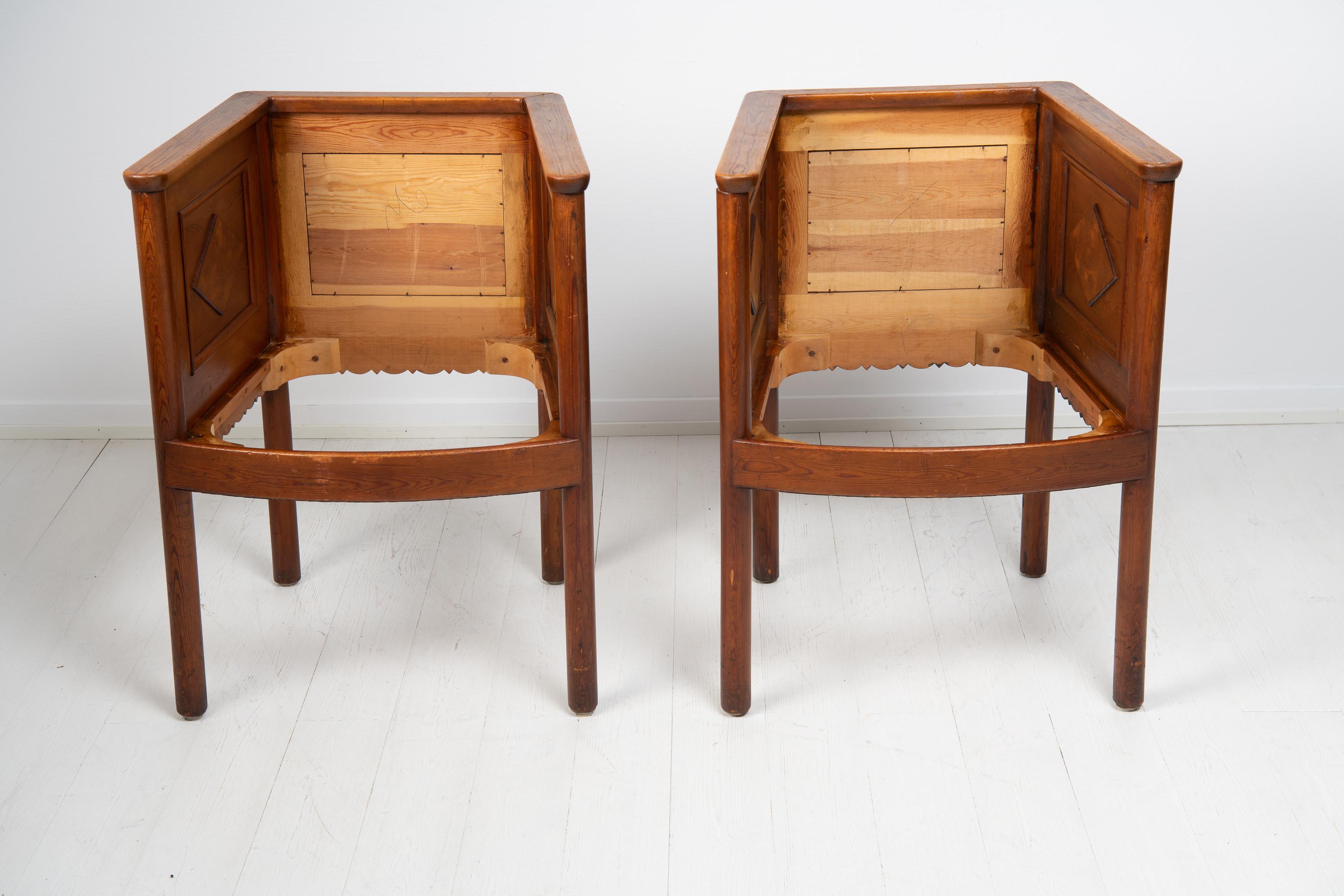 Pair of Armchairs in the Style of Axel Einar Hjorth 10