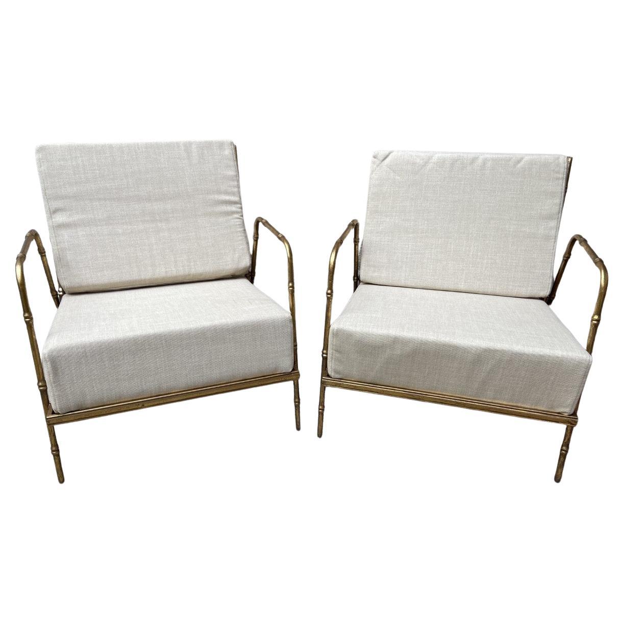 Pair of Armchairs, in the Style of Jansen, circa 2000