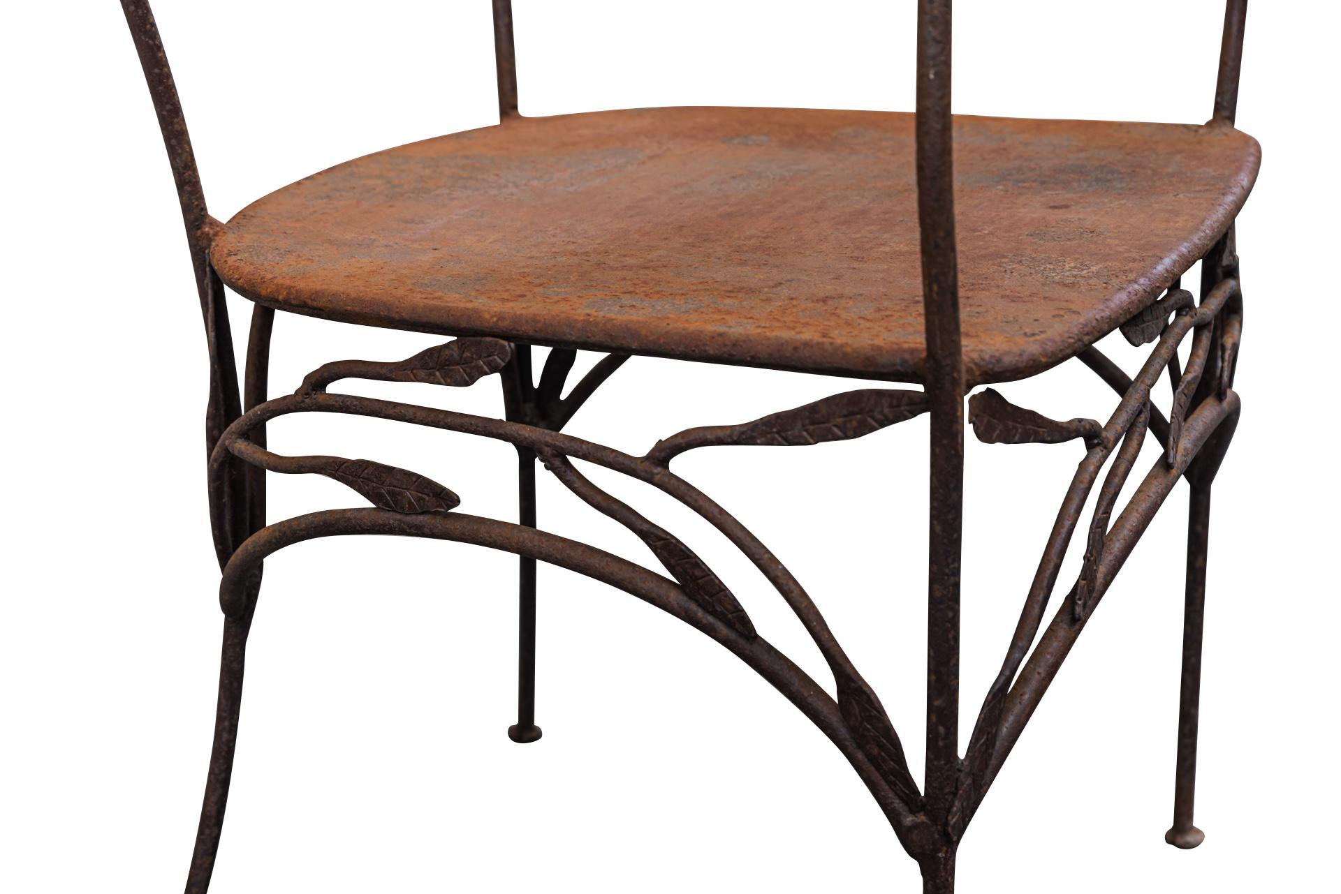 Pair of Armchairs in the Style of Lalanne, Iron, circa 1970, France 3