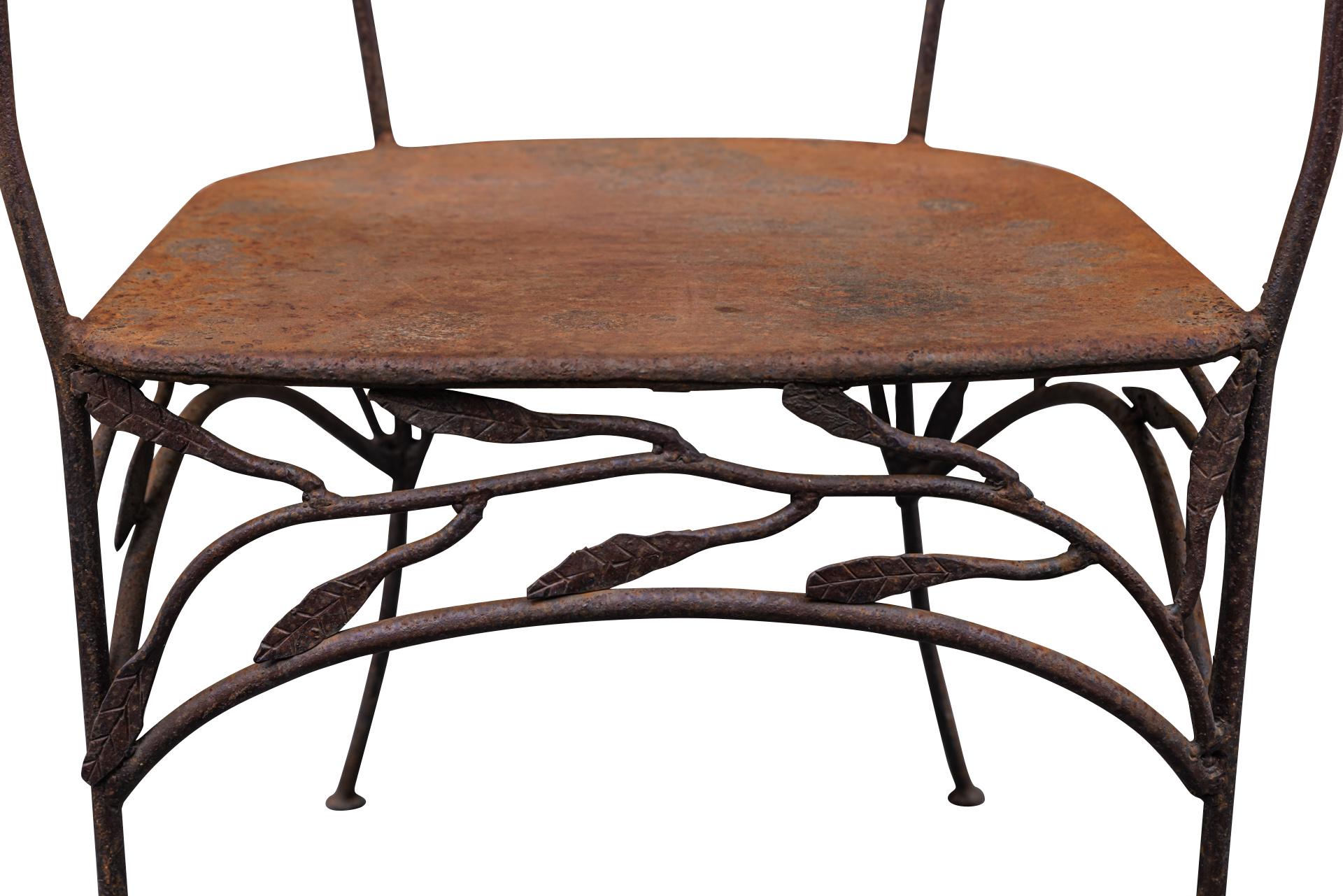 Pair of Armchairs in the Style of Lalanne, Iron, circa 1970, France 1