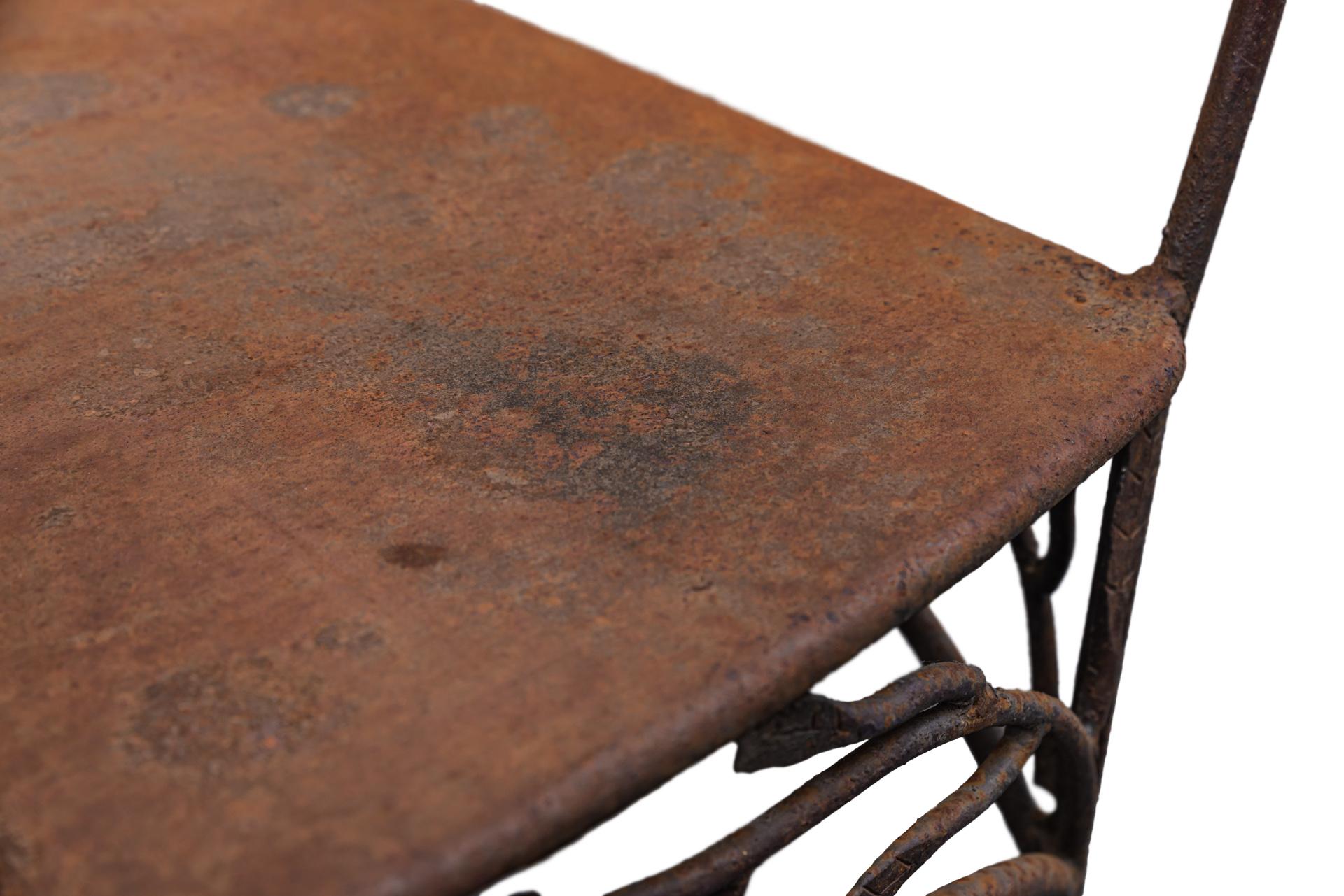 Pair of Armchairs in the Style of Lalanne, Iron, circa 1970, France 2