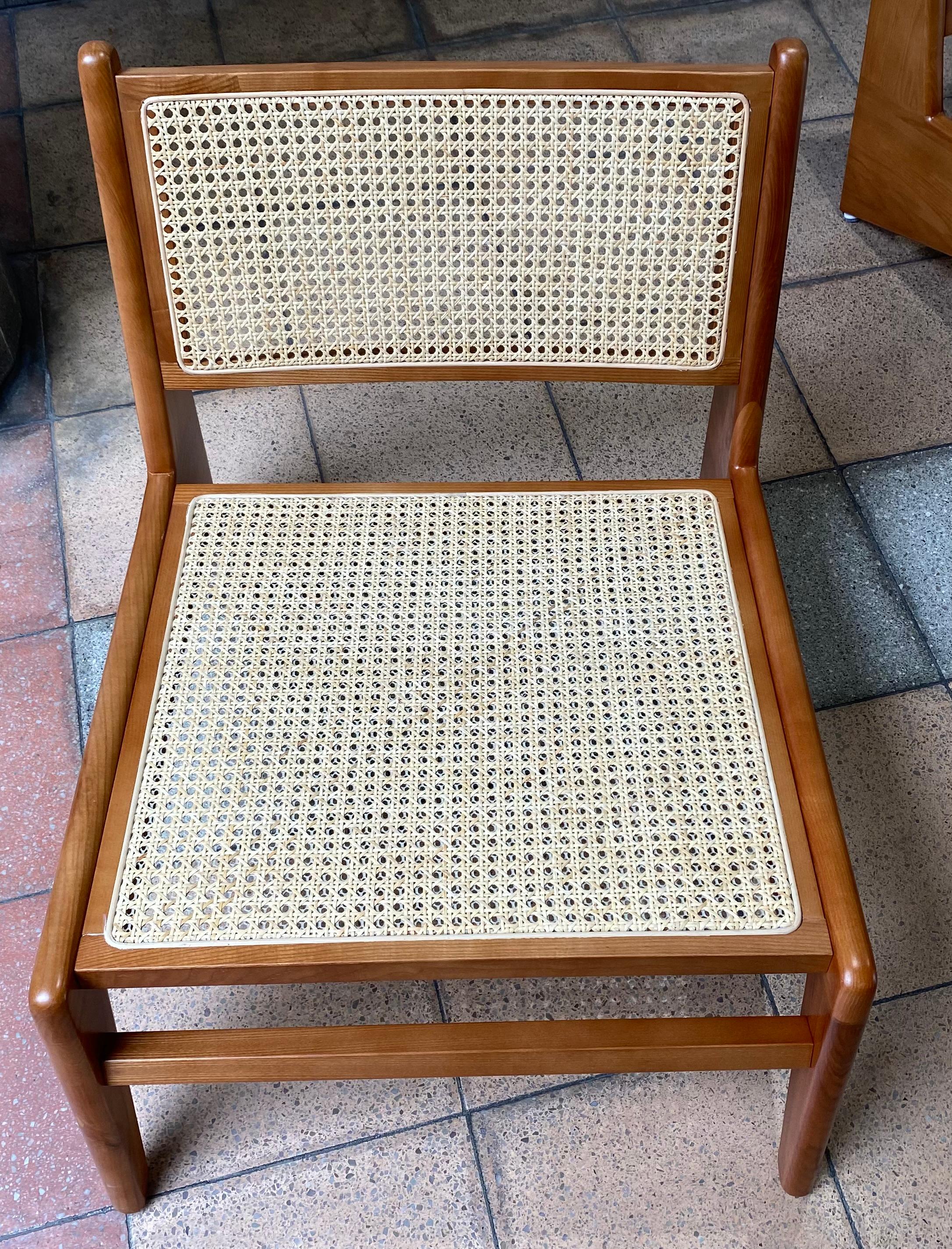 Pair of Armchairs in the Style of P. Jeanneret Design, 1950 For Sale 1
