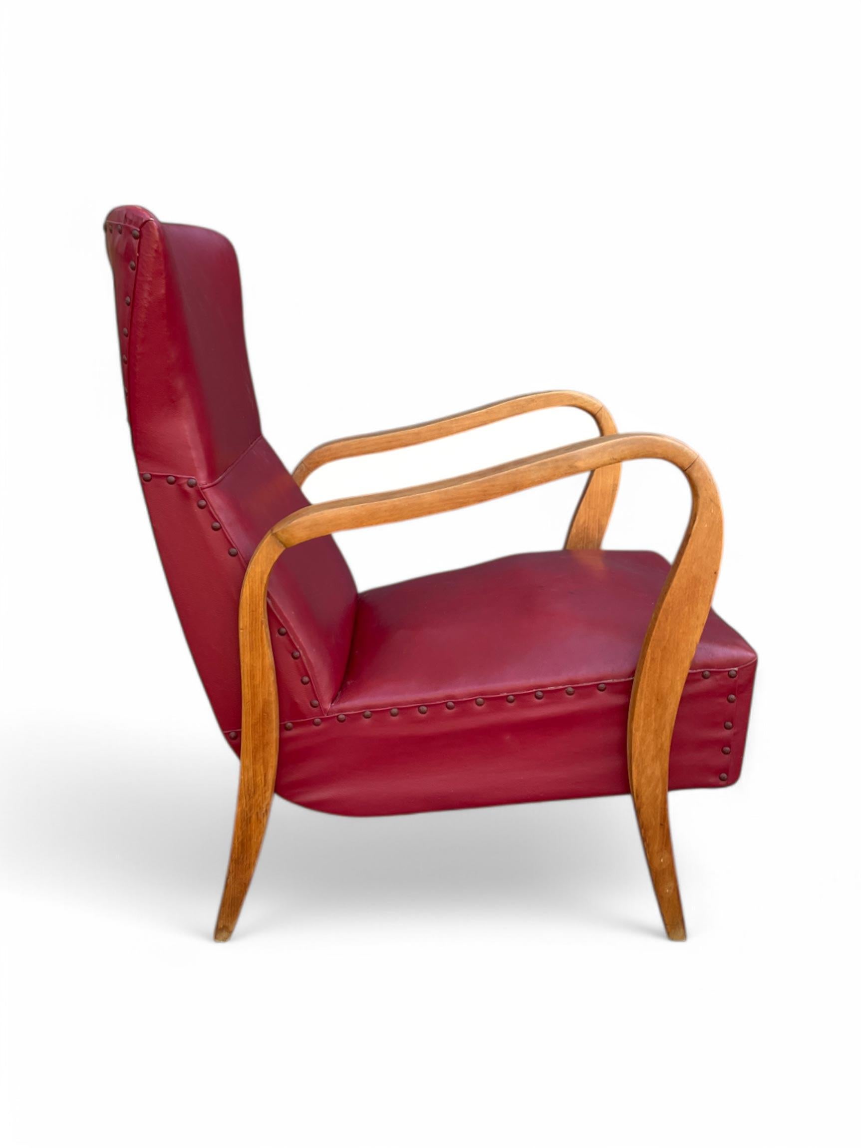 Mid-20th Century Paire de fauteuils - Design italien - années 1950 en vente