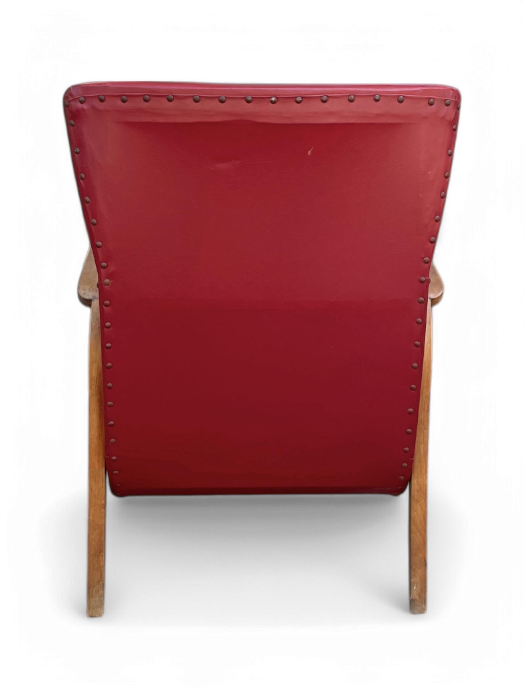 Synthétique Paire de fauteuils - Design italien - années 1950 en vente