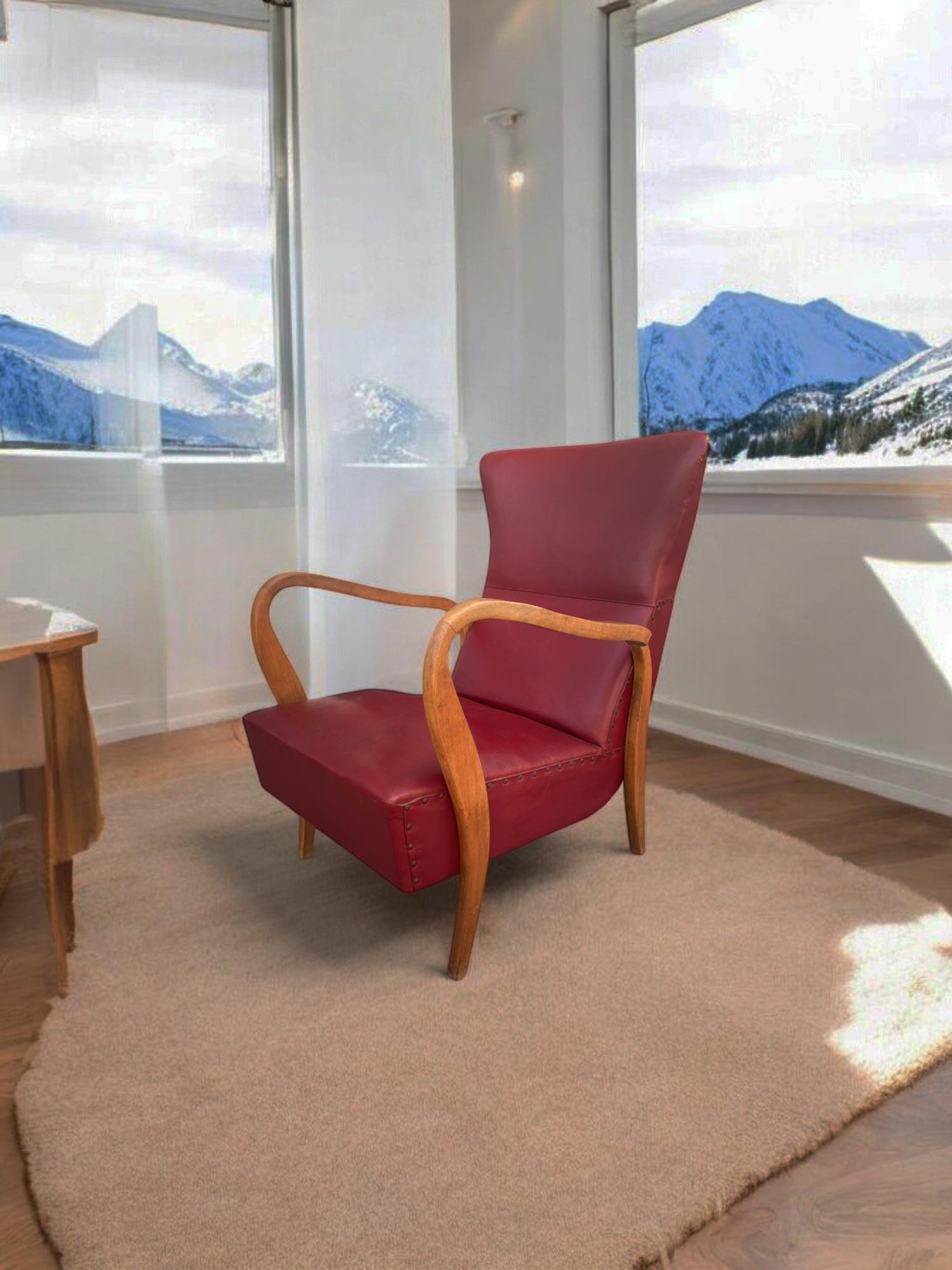 Paire de fauteuils - Design italien - années 1950 en vente 2