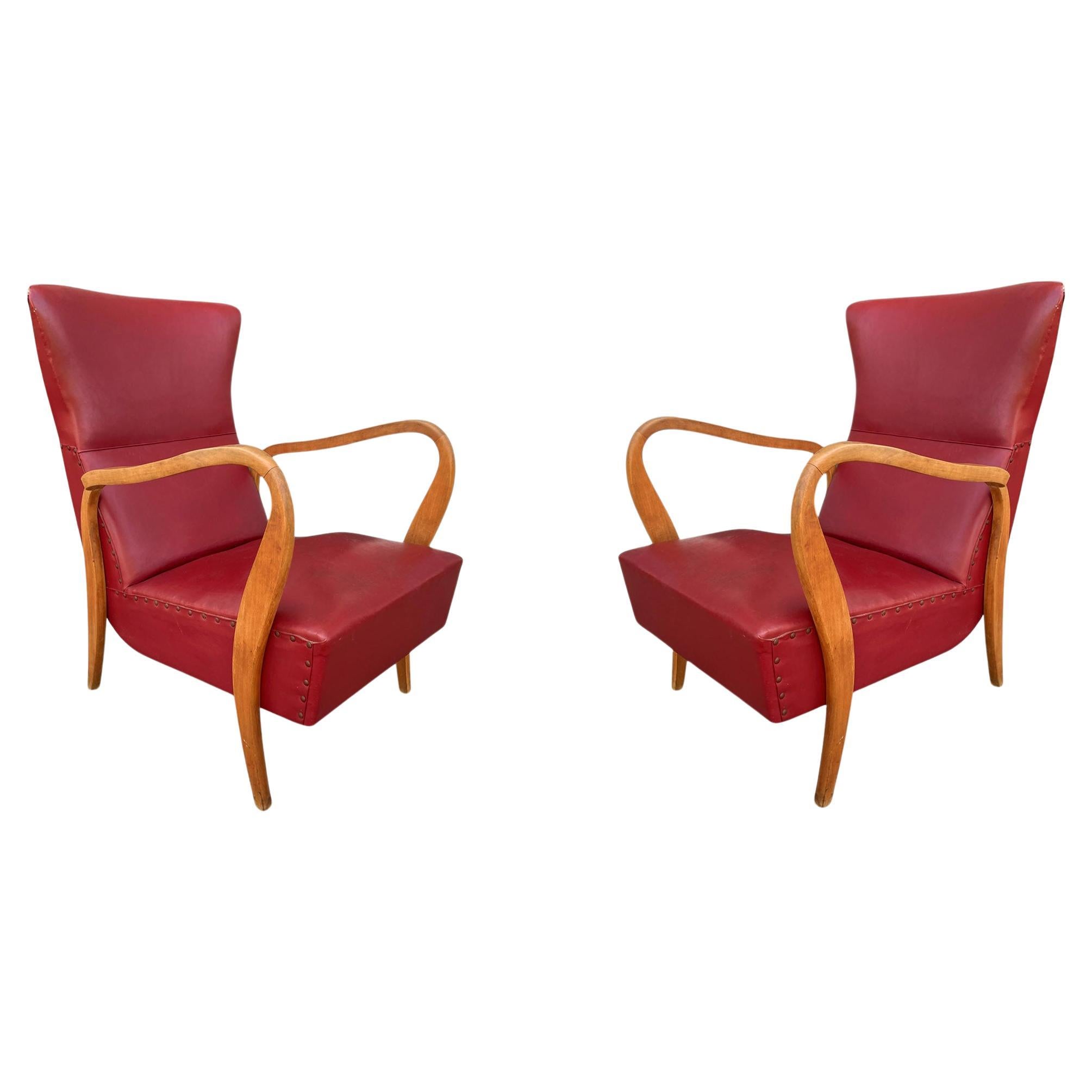 Pair of Armchairs - Italian Design - 1950s