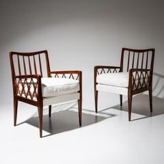 Pair of Armchairs, Italy, Mid-20th Century