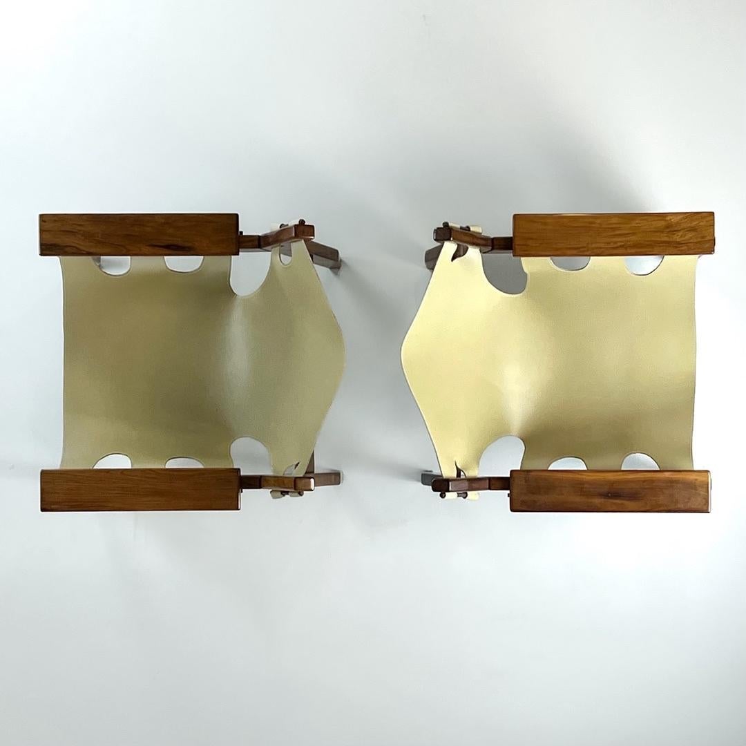 Pair of Armchairs Kilin by Brazilian Designer Sergio Rodrigues Rosewood Caviuna 3