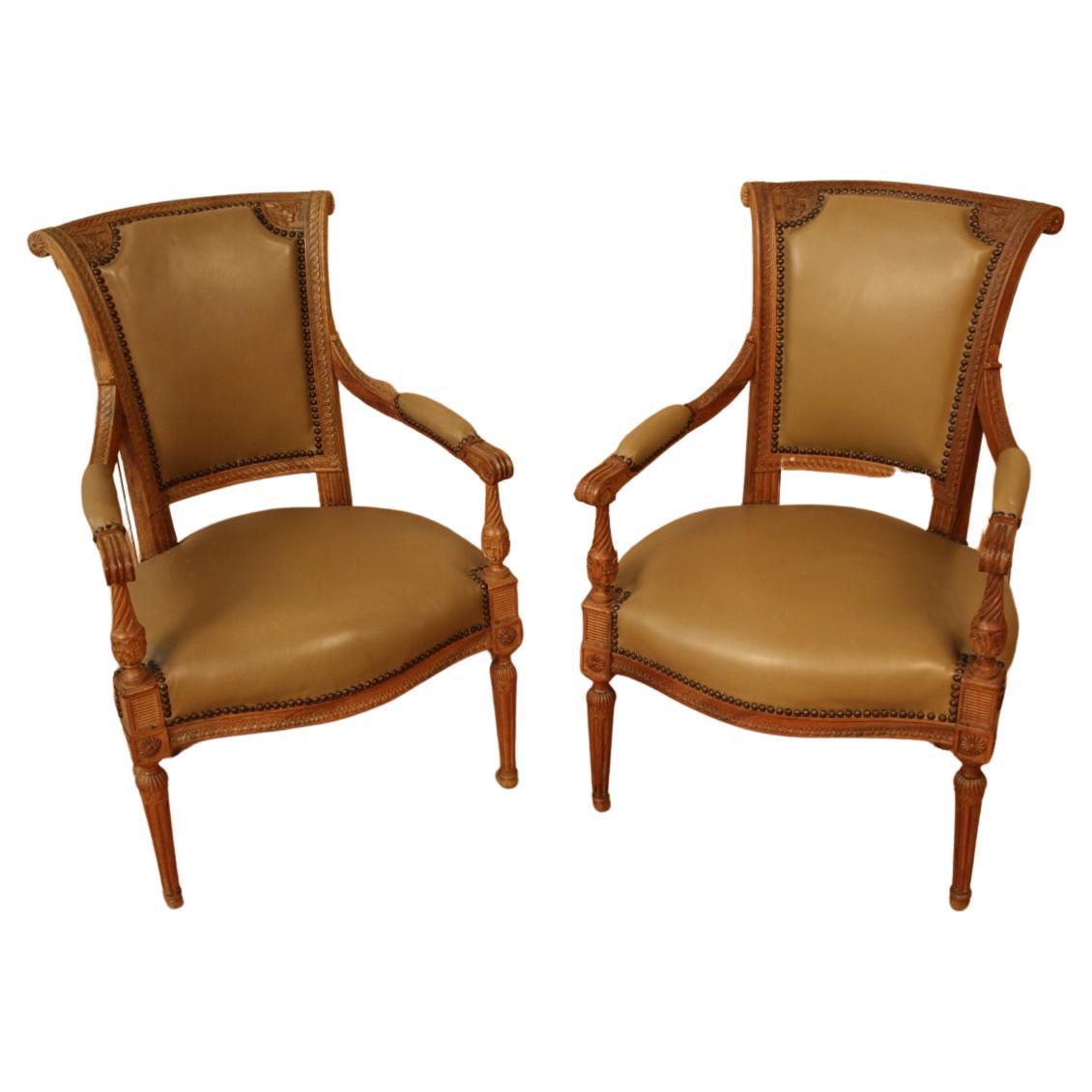 Pair Of Armchairs Louis XVI Directoire Eighteenth