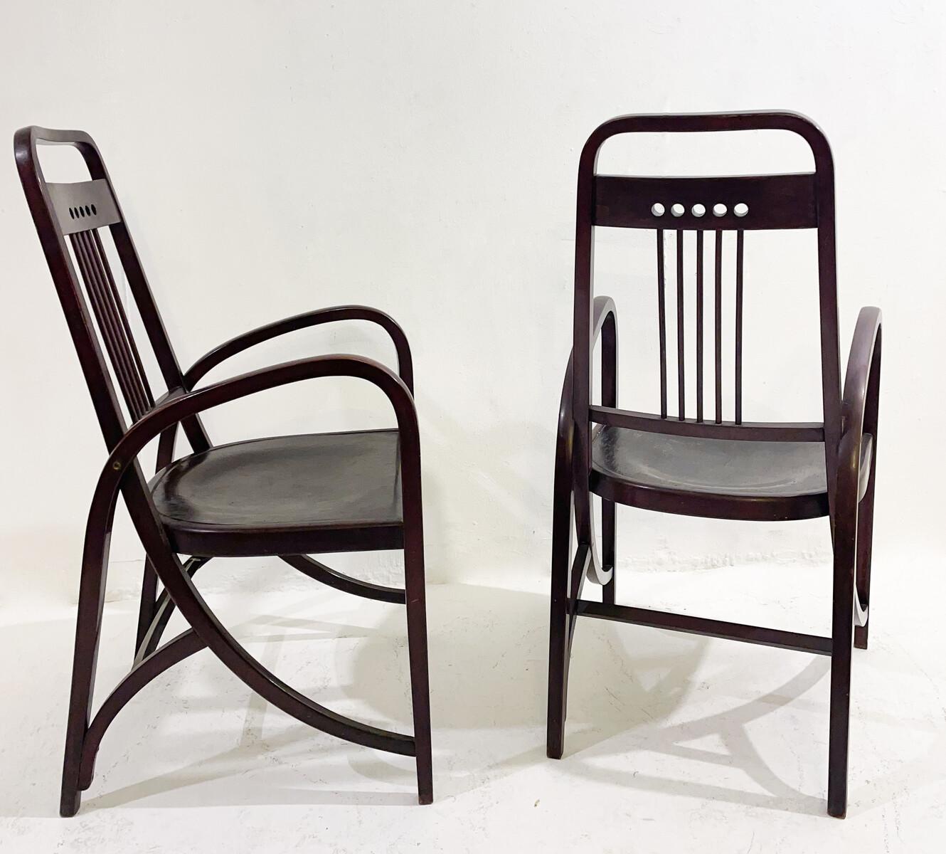 Pair of Armchairs Mod 1511 by Thonet, 1900s 1