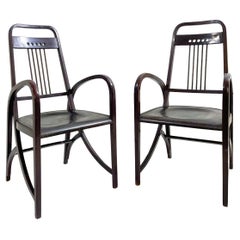 Paar Sessel Mod 1511 von Thonet, 1900er Jahre