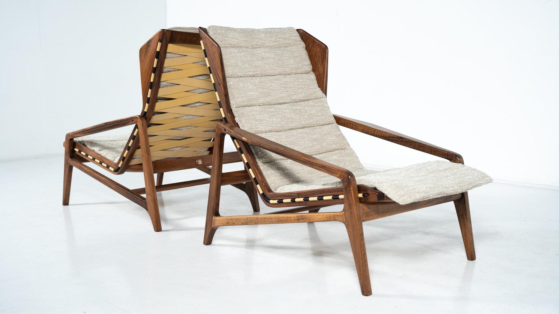 Coppia di poltrone mod 811 di Gio Ponti per Cassina, 1957 in vendita 3