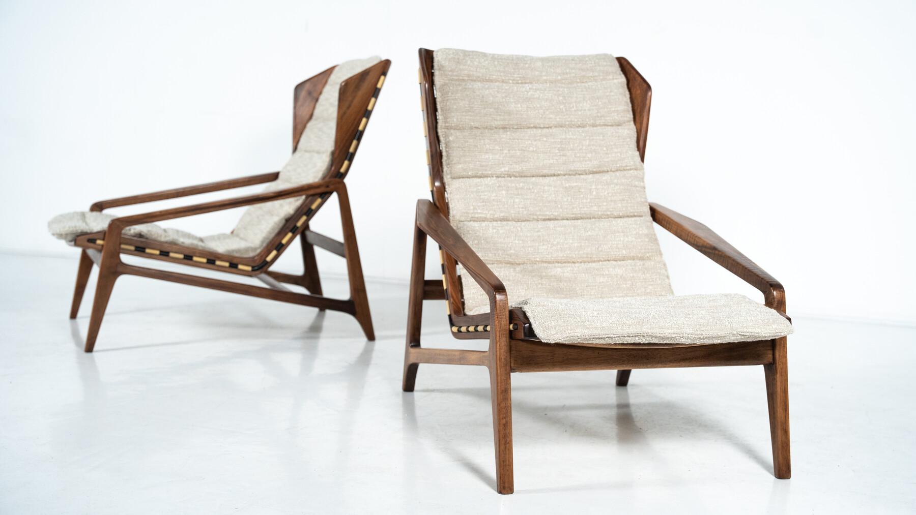 Italiano Coppia di poltrone mod 811 di Gio Ponti per Cassina, 1957 in vendita