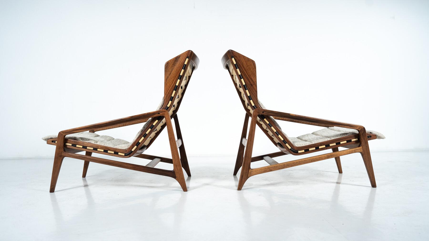 Coppia di poltrone mod 811 di Gio Ponti per Cassina, 1957 in vendita 2