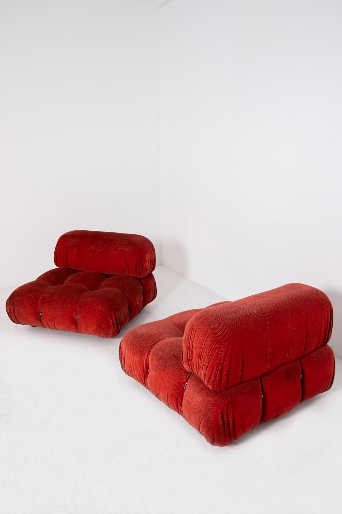 Pair of Armchairs Mod. Camaleonda by Mario Bellini for B&B Italia 2