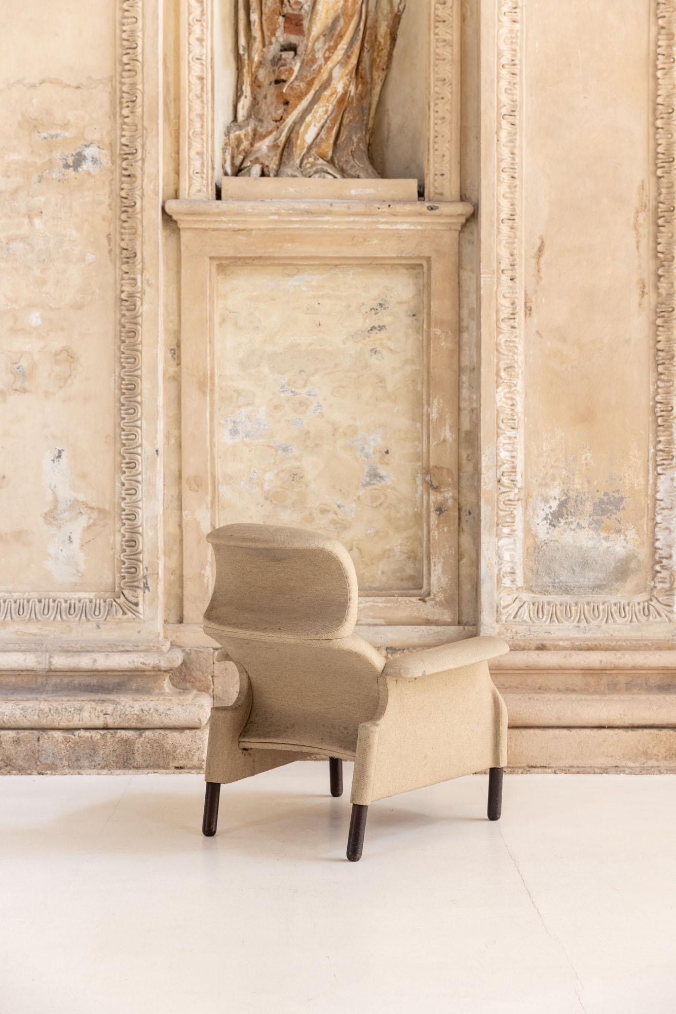 Pair of armchairs mod. San Luca by Achille & Piergiacomo Castiglioni for Gavina 2