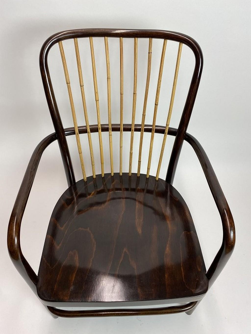 Autrichien Paire de fauteuils modèle A413F de Josef Frank pour Thonet-Mundus en vente