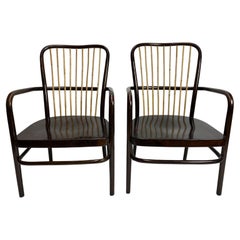 Pair of armchairs model A413F by Josef Frank for Thonet-Mundus