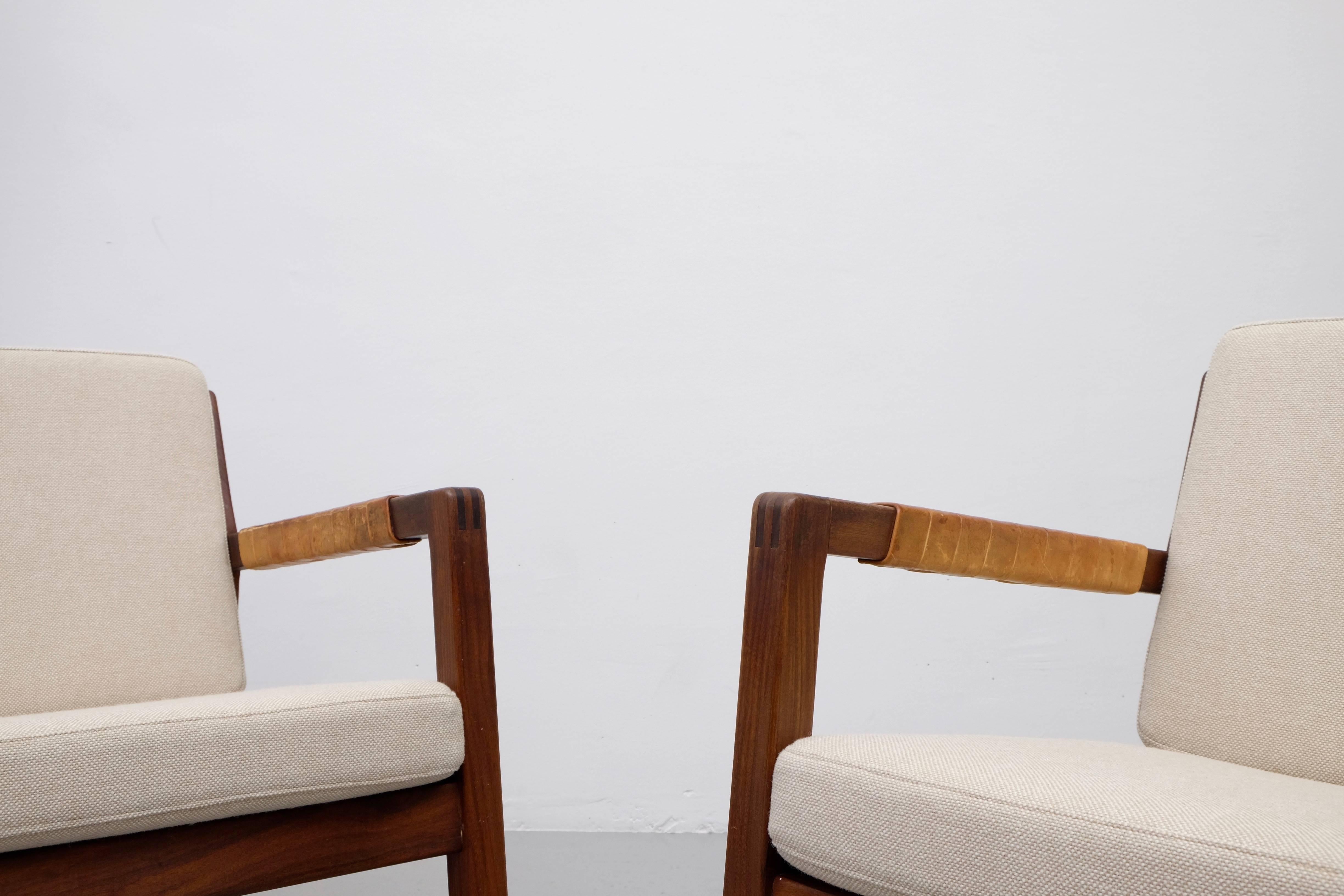 Pair of Armchairs Model Rialto by Carl Gustav Hiort af Ornäs, 1950s 1