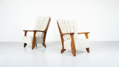 Pair of Armchairs Monsieur/ Madame by Guillerme and Chambron for Votre Maison