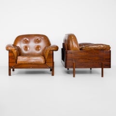 Pair of Armchairs 'Móveis Bertomeu' in Rosewood - Brazil 1960