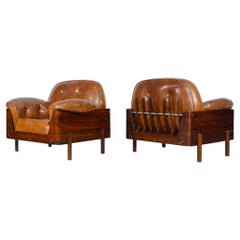 Pair of Armchairs 'Móveis Bertomeu' in Rosewood - Brazil 1960