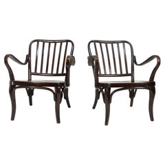 Pair of Armchairs No. 752 by Josef Frank for Thonet, 1930s