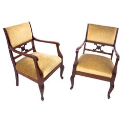 Pair of armchairs, Northern Europe, circa 1920.