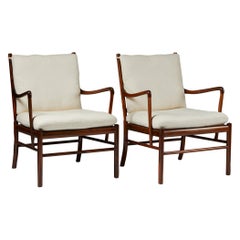 Pair of Armchairs, PJ 149, “Colonial”, Designed by Ole Wanscher for P. Jeppesen